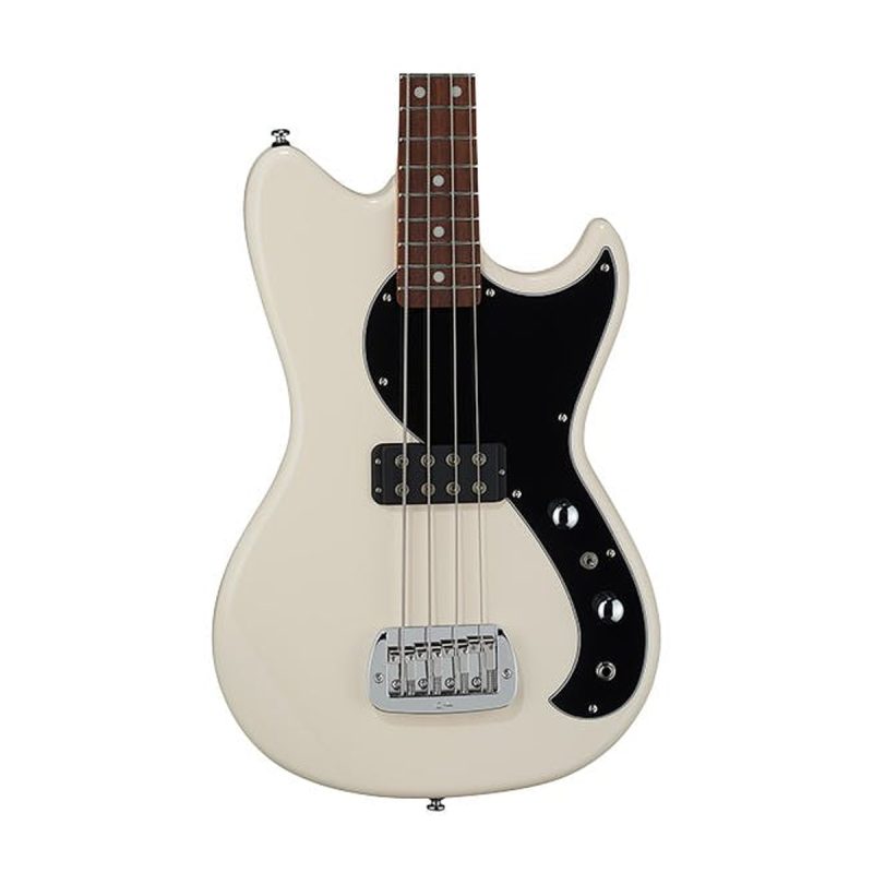 G&L Tribute Fallout Short-scale Bass Olympic White