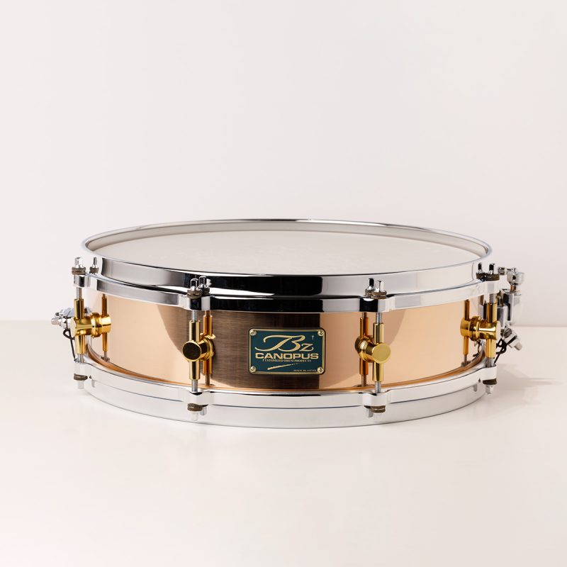 Canopus Drums Piccolo - Polished Bronze Snare Drum 14x4"