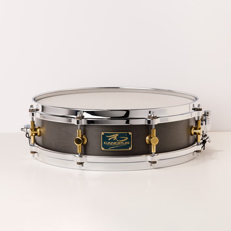 Canopus Drums - Maple - Charcoal Oil Snare Drum 14x4"