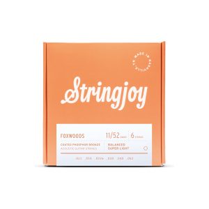 Stringjoy Foxwoods | Super Light Gauge (11-52) Coated Phosphor Bronze Acoustic Guitar Strings