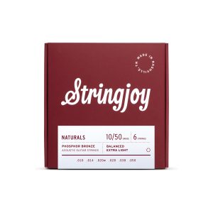 Stringjoy Naturals | Extra Light Gauge (10-50) Phosphor Bronze Acoustic Guitar Strings