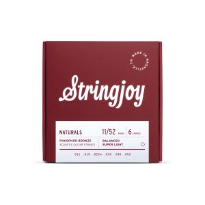 Stringjoy Naturals | Super Light Gauge (11-52) Phosphor Bronze Acoustic Guitar Strings