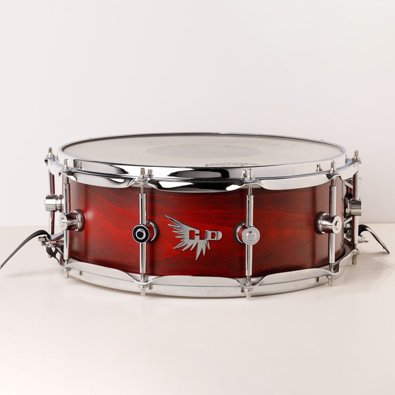 Hendrix Drums Prototype 10 ply - Beech - Red Oxblood Snare Drum 14x5.5"