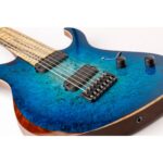 Vandermeij Magistra 7 Aqua Azure Blue Burst Electric Guitar