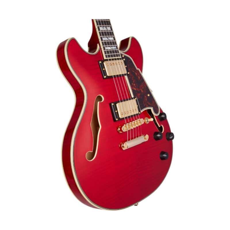 D'Angelico Excel Mini DC Trans Cherry Electric Guitar