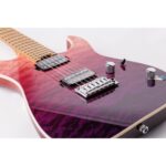 Shijie TM5 Gradient Violet Quilted Maple Electric Guitar