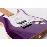 Sonnemo Guitars Master ST Trans Purple Electric Guitar