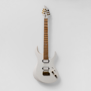 Vandermeij Magistra 6 White Sparkle Electric Guitar