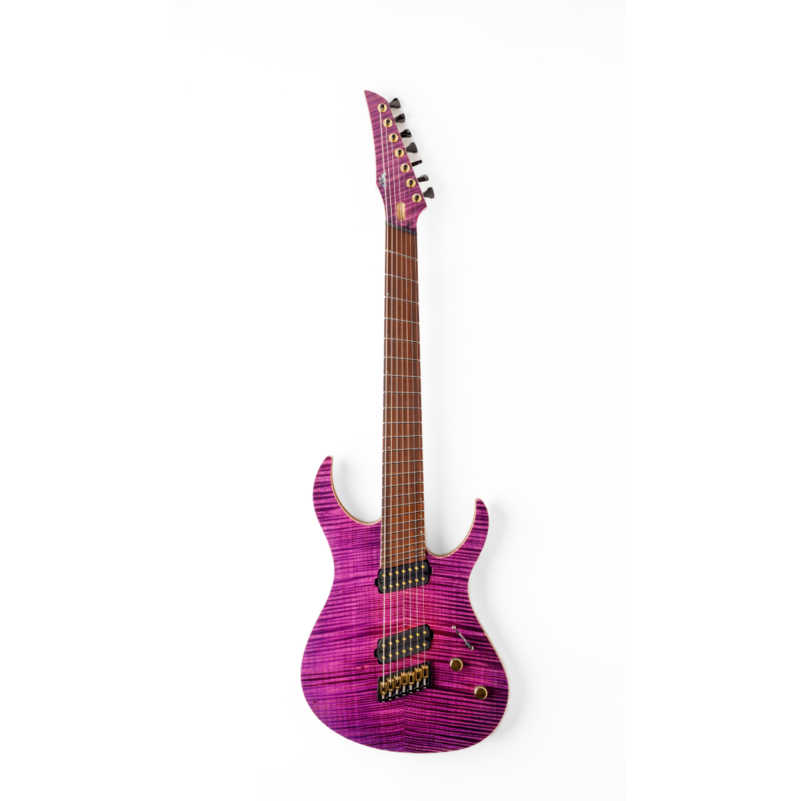 Vandermeij Magistra 7 Purple Burst Electric Guitar