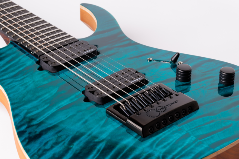 Vandermeij Magistra 7 Teal Burst Electric Guitar