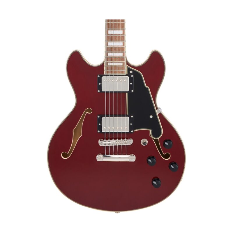 D'Angelico Premier Mini DC Burnt Red Electric Guitar