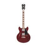 D'Angelico Premier Mini DC Burnt Red Electric Guitar