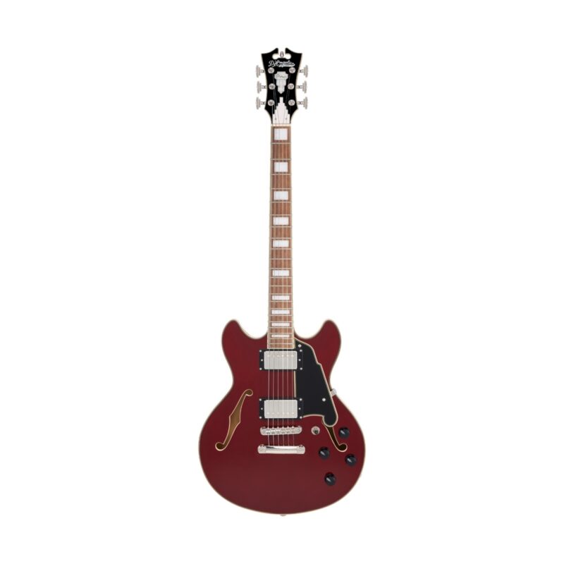 D'Angelico Premier Mini DC Burnt Red Electric Guitar