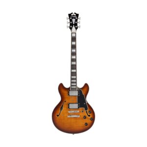 D'Angelico Guitars Premier Mini DC Dark Iced Tea Burst Electric Guitar