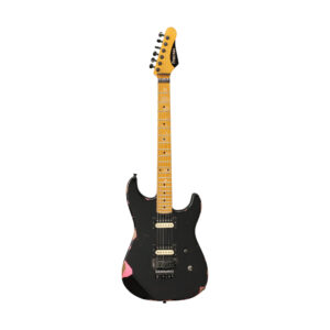 Friedman Cali Black Over Hot Pink Electric Guitar