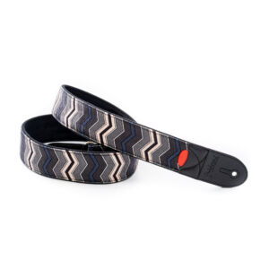 RightOn! ZIGGY Black Guitar Strap