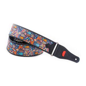 RightOn! KASHMIR Blue Guitar Strap