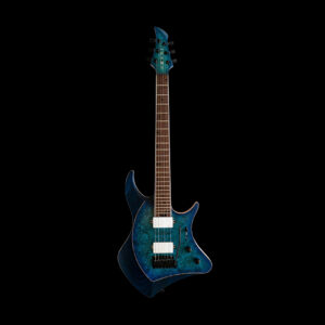 Abasi Concepts Custom Emi 6 Oceanburst Burl Electric Guitar